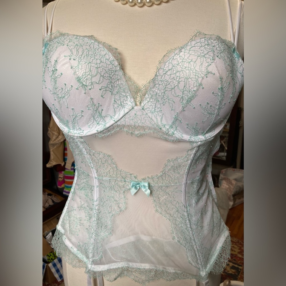 Victoria's Secret Mint Lace Shapewear